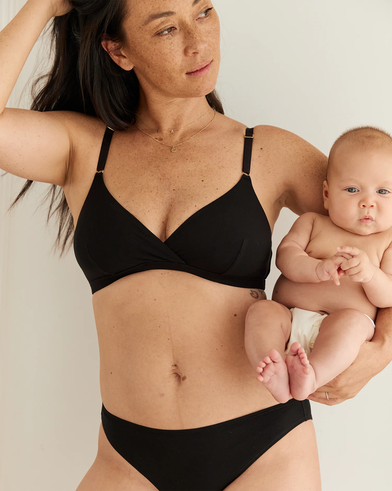 Soft-Cup Nursing Bra - Black