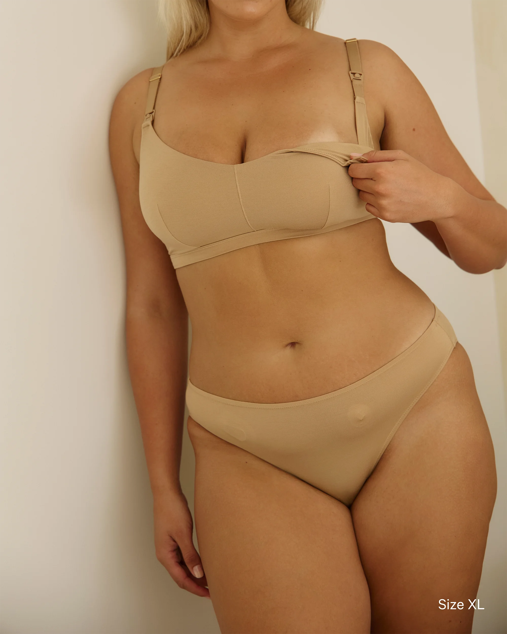 High Leg Brief - Camel