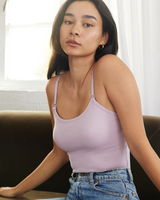 Soft Ribbed Nursing Tank (Lilac)