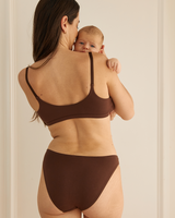 Soft-Cup Nursing Bra (Cocoa Brown)