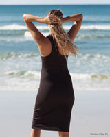 The Ribbed Tank Dress (Black)