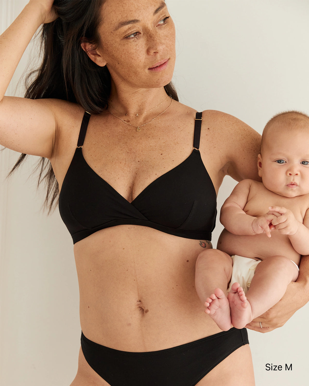 Soft-Cup Nursing Bra - Black